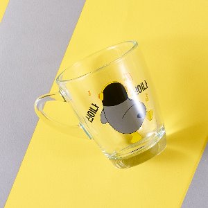 릴팡 펭수  신이나투명핸들글라스컵 유아용품 릴팡 