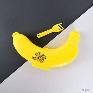 릴팡 미키 위생적인 AIR 바나나 보관케이스 미니포크 유아용품 릴팡 