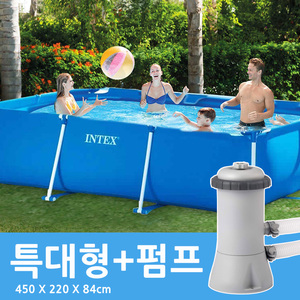 INTEX 패밀리프레임풀 특대+정화펌프 / 28274 유아용품 릴팡 